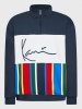 Karl Kani bluza męska KK Signature Block Stripe Troyer 6027341 Karl Kani bluza męska KK Signature Block Stripe Troyer 6027341
